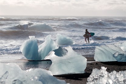 Jean-Claude Van Damme levels of cool as the film takes surfing to Iceland. 
